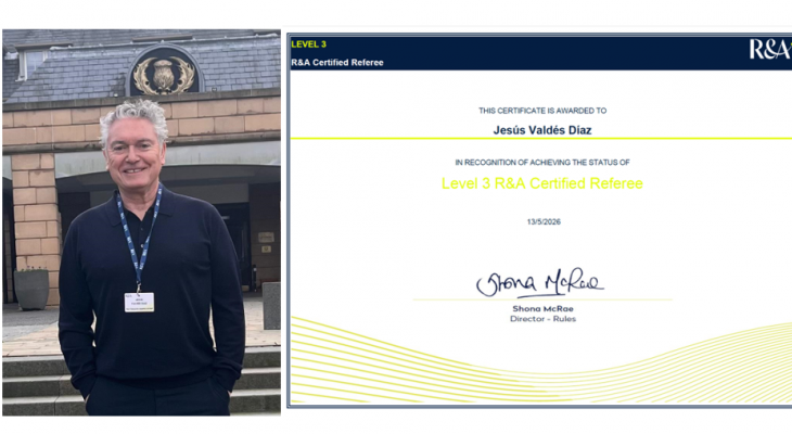 Jesus Valdes, nuevo Arbitro Internacional R&A